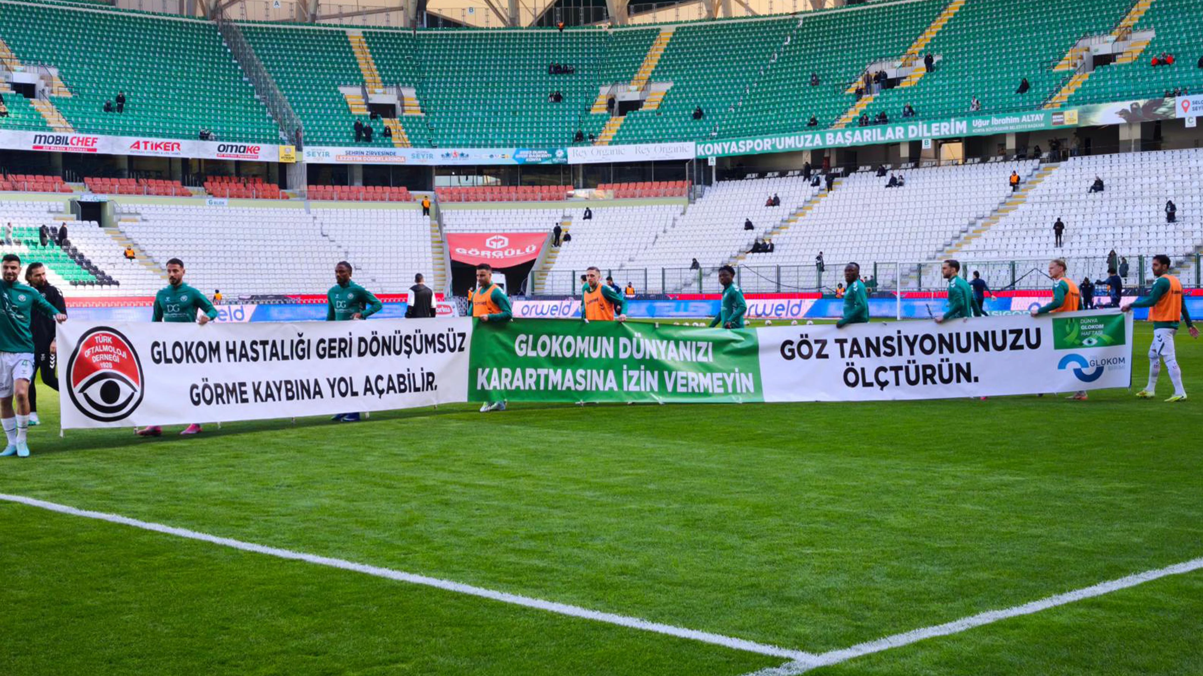 Selçuk Üniversitesinde kurulan stantta 3 gün göz tansiyonu ölçülecek